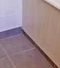 Fowey Cottage Bathroom: tiled floor